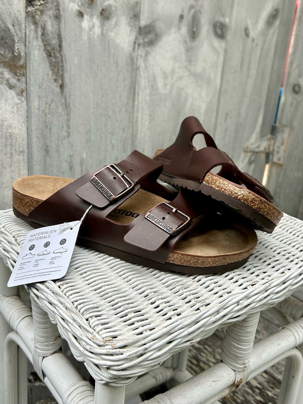 Birkenstock Women’s Arizona Sandals in Dark Brown (EU 39)